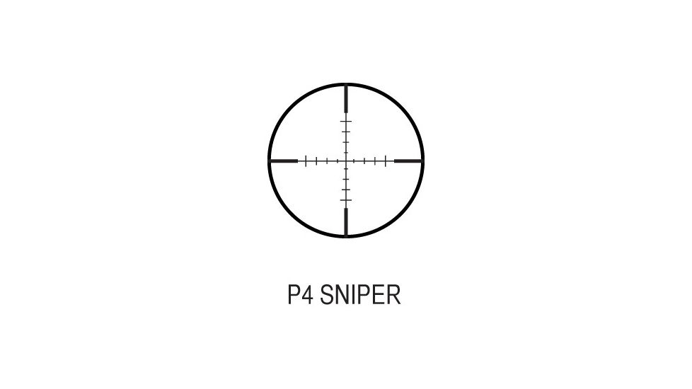 AimSports 3-9X40 Rubber Armored P4 Sniper Scope , Black JLX3940G
