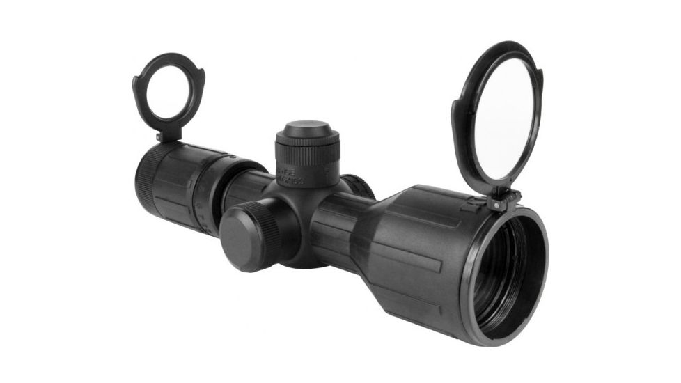 AimSports 3-9X40  Dual Ill. Rubber Armored Scope-Bdc , Black JTDX3940G