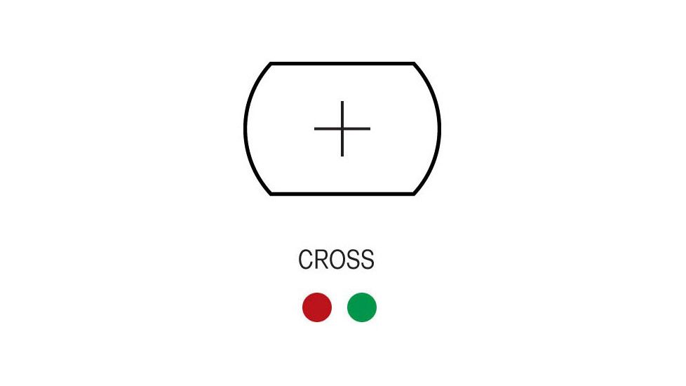 AimSports Dual Ill. Red Dot Sight 4 Different Reticles, Black, Red-Green RT4-03, EDEMO2