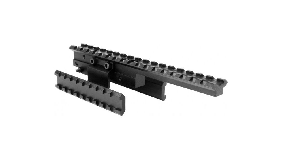 AimSports Mosin Nagant Tactical Tri-Rail Mount, Black MNGTM