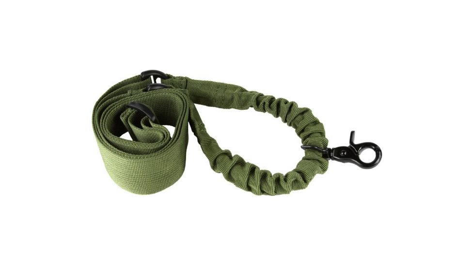 AimSports One Point Bungee Rifle Sling/Green, Green AOPSG