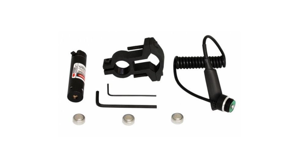 AimSports Rifle Laser Sight/Red, Black LC001