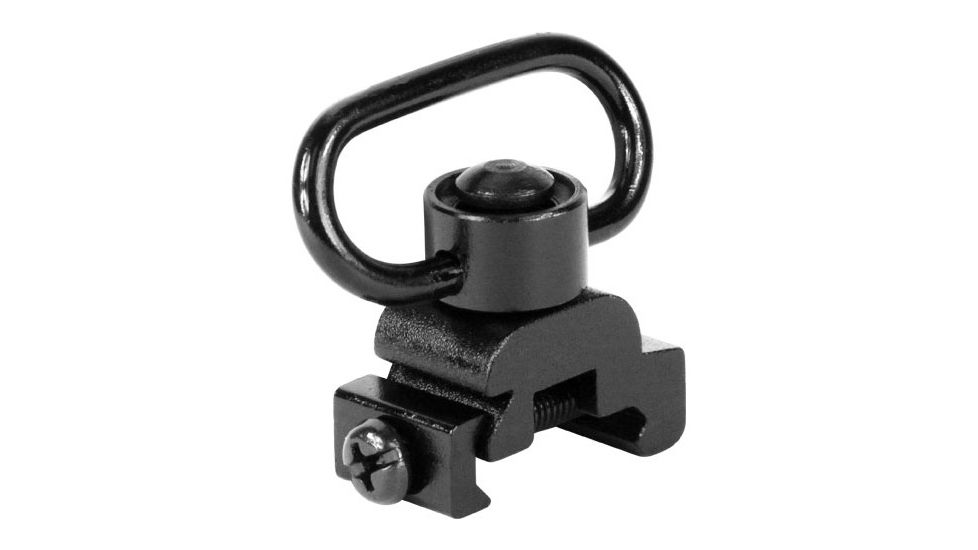 AimSports Sling Rail Mount w/ QR Push Button Swivel, Black MT030