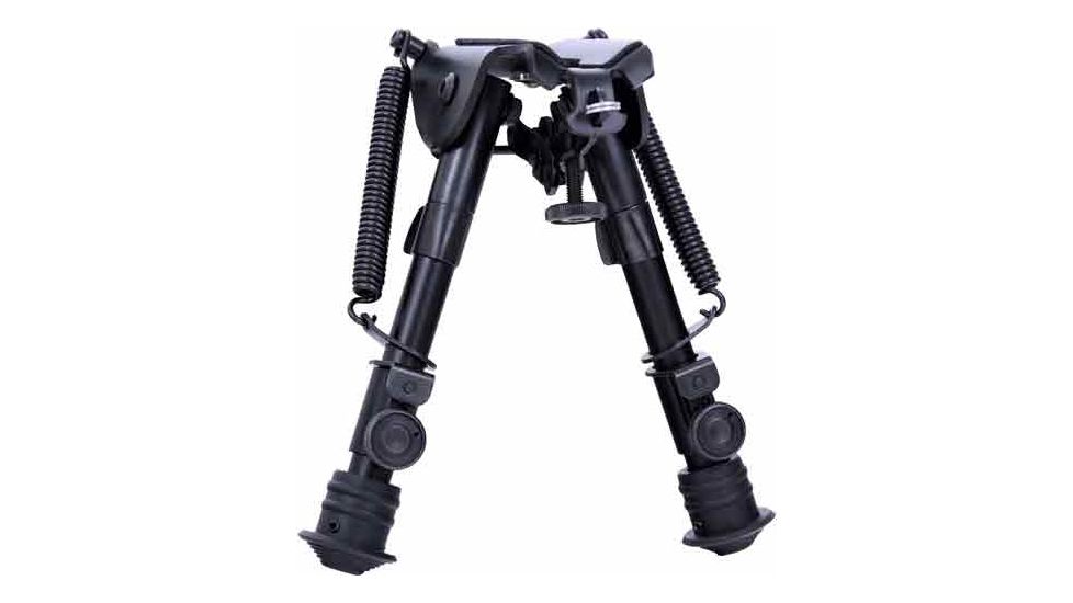 Aimtech Adjustable Heavy Duty Stud Mount Bipod, Black, 6-9in AFA-10854