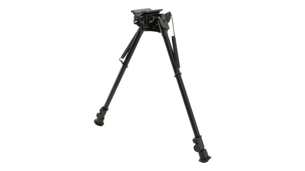 Aimtech Adjustable Heavy Duty Stud Mount Bipod, Lever Locking Pivot, Black, 13.5-23in AFA-10857