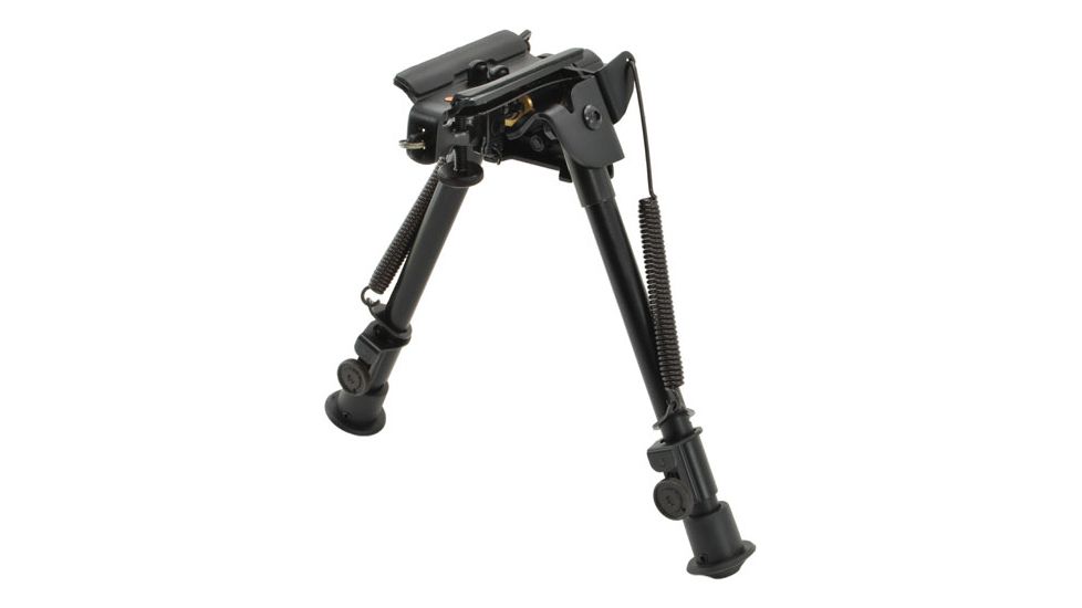 Aimtech Adjustable Heavy Duty Stud Mount Bipod, Lever Locking Pivot, Black, 13.5-23in AFA-10857