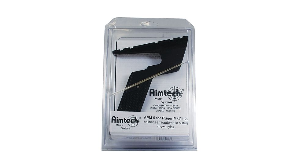 Aimtech Semi-Auto Pistol Scope Mount Ruger MK I/II .22 Caliber New Style