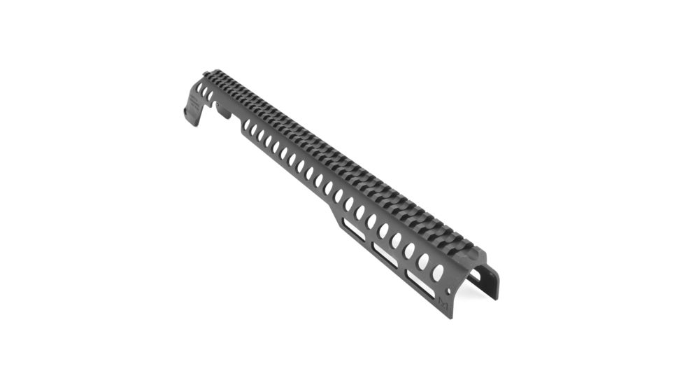 Aimtech Warhammer Tactical Full Rail Shotgun Mount w/MagPul M-Lok System, Mossberg 590, 20ga, Black, ML-4SWH