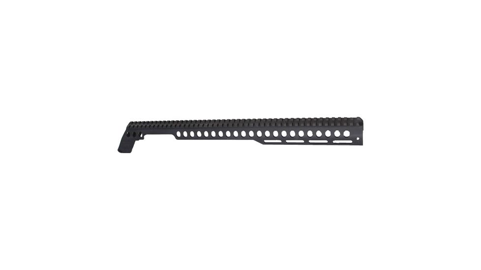 Aimtech Warhammer Tactical Full Rail Shotgun Mount w/MagPul M-Lok System, Mossberg 590, 20ga, Black, ML-4SWH