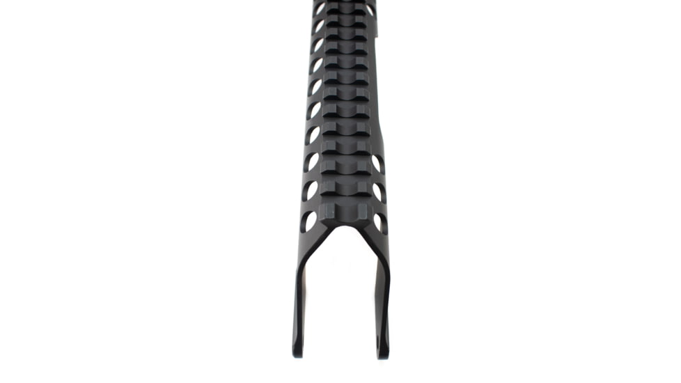 Aimtech Warhammer Tactical Full Rail Shotgun Mount w/MagPul M-Lok System, Mossberg 590, 20ga,w/Shotshell Carrier, Black, ML-4SWH 6S