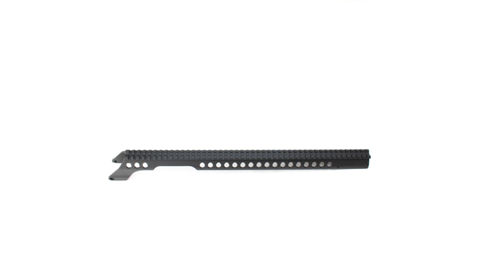 Aimtech Warhammer Tactical Full Rail Shotgun Mount w/MagPul M-Lok System, Mossberg 590, 20ga,w/Shotshell Carrier, Black, ML-4SWH 6S