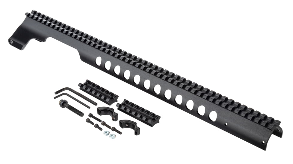 Aimtech Warhammer X Series Tactical Full Length Rail Mount, Remington 870, 20ga, Black, ASM-220WHX