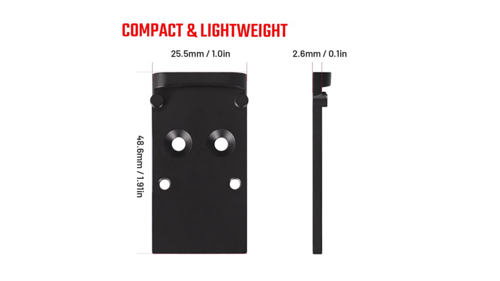 AIMWIN AN2 Adapter Plate Glock MOS to RMR