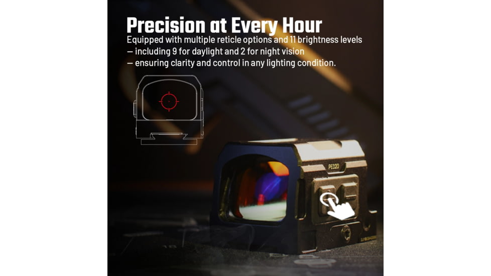 AIMWIN PE320 Enclosed Emitter Red Dot Sight