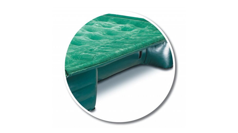 Airbedz Lite Mid-Size 6 to 6.5ft Short Truck Bed Air Mattress w/ DC Corded Pump, Green, PPI PV203C