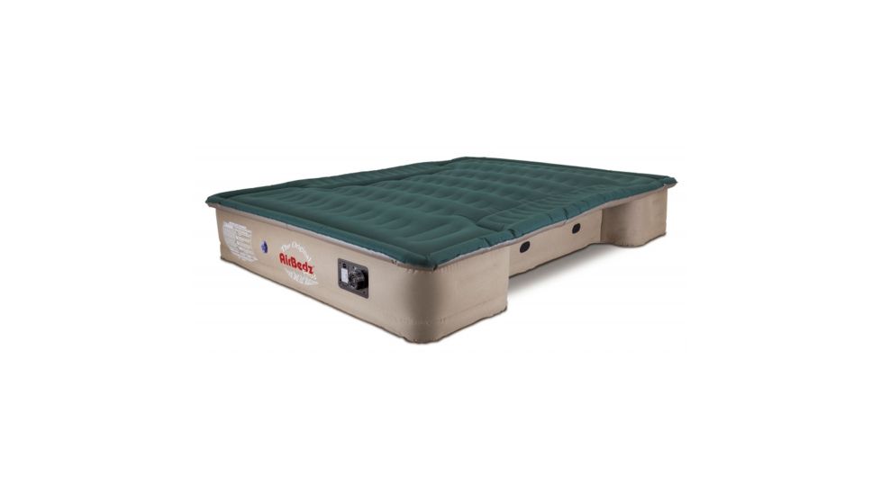 Airbedz Pro3 Full Size 8 Foot Long Inflatable Truck Bed w/ Built-in DC Air Pump, Green/Tan, PPI 301