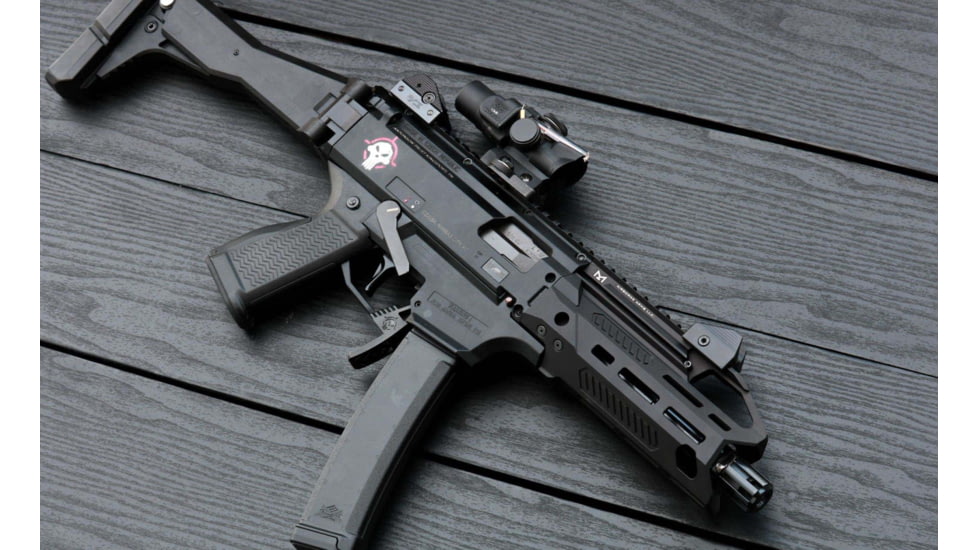 Airborne Arms Stinger CZ Scorpion Handguard, Black, 6.5in, AAHG-S06B