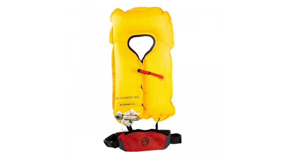 Airhead Inflatable Belt Pack PFD, 24G Sl Basic 6F, Red, 14102-RD