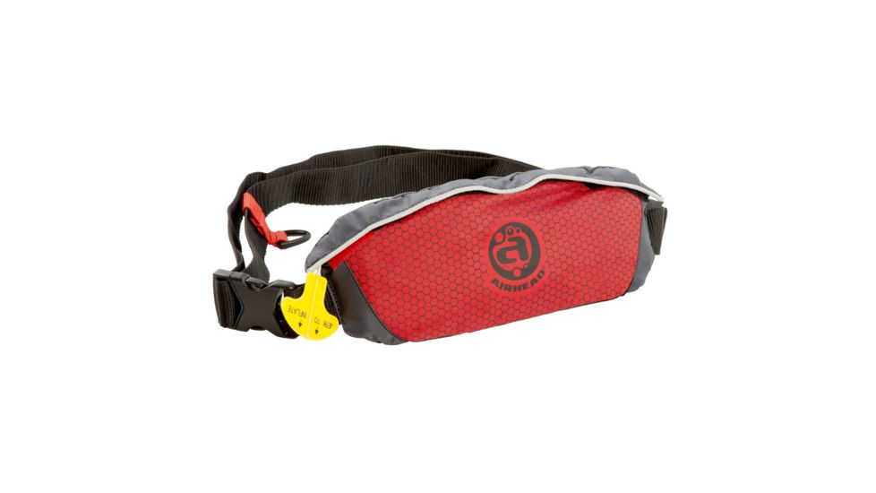 Airhead Inflatable Belt Pack PFD, 24G Sl Basic 6F, Red, 14102-RD