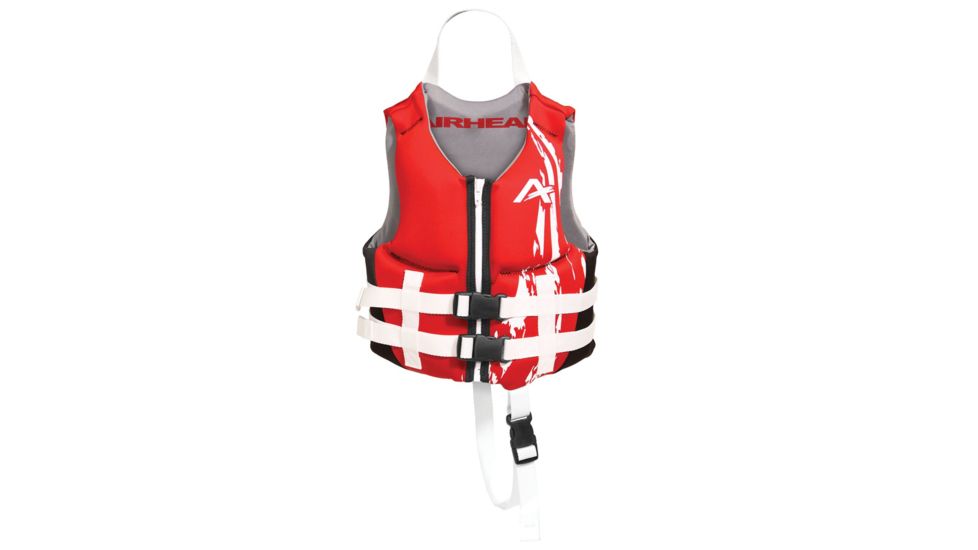 Airhead Kids Swoosh Kwik-Dry Neolite Flex Vest, Red, 10076-02-B-RD