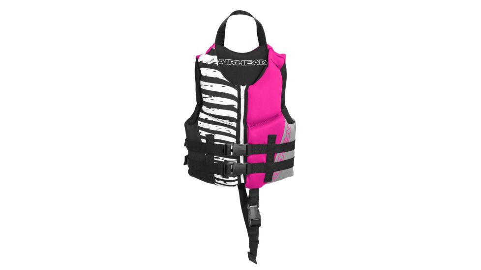Airhead Kids Wicked Kwik-Dry Neolite Flex Vest, Hot Pink, 10077-02-B-HP
