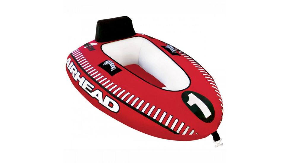 Airhead Mach 1 Inflatable Single Rider Towable Water Tube, AHM1-1