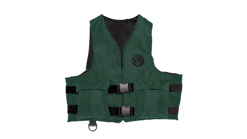 Airhead Sportsman Life Vest w/ Pockets, Hunter Green, 10004-16-A-HG