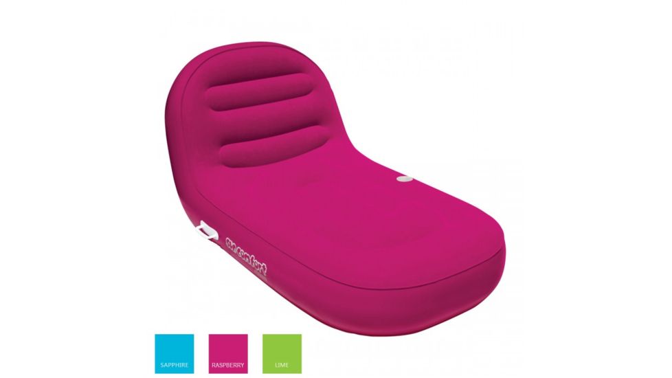 Airhead Sun Comfort Cool Suede Chaise Lounge, Raspberry, AHSC-008
