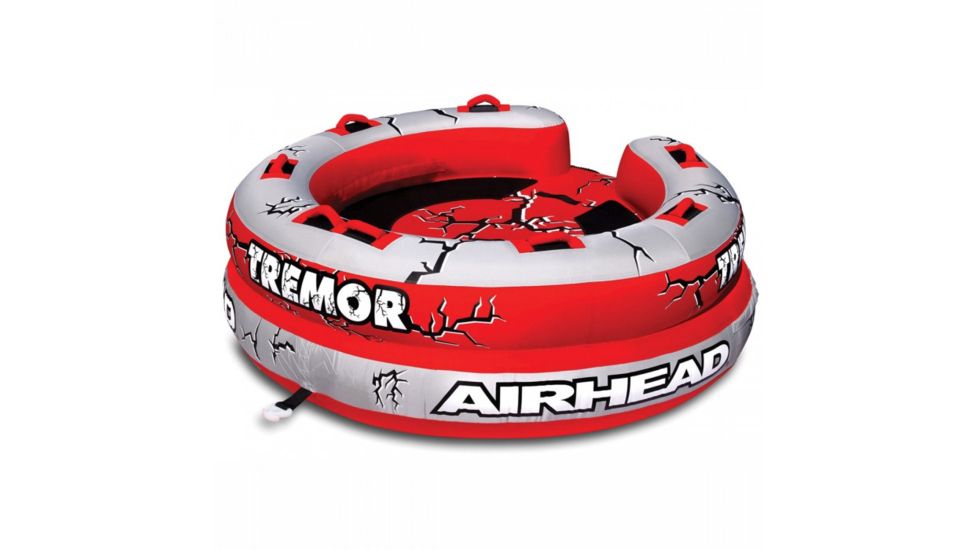 Airhead Tremor Inflatable Tube, Red/Gray, AHTM-4