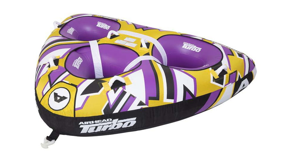 Airhead Turbo Towable, Yellow/Purple, 3 Person, AHTB-13