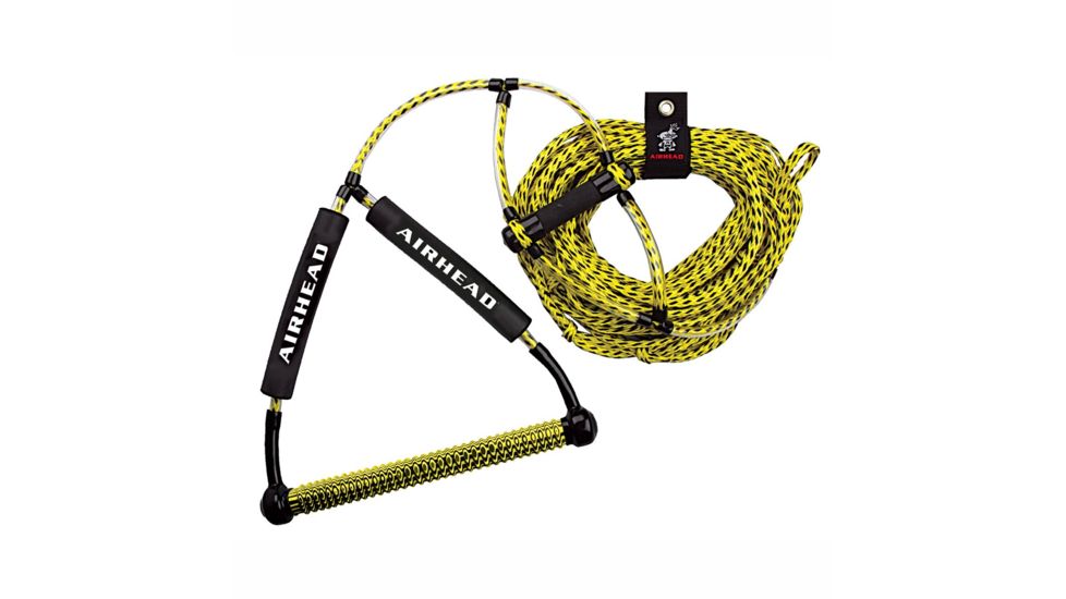 Airhead Wakeboard Rope/Phat Grip/Trick Handle, Yellow, AHWR-1
