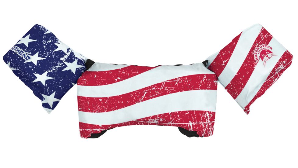 Airhead Water Otter Classic Child Life Vest, Stars &amp; Stripes, Red/White/Blue, Child, 10000-02-105