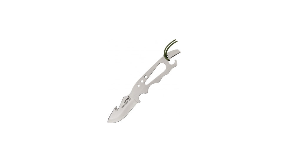 Aitor Aitor JKI Skeletal Skinner Fixed Blade Silver Stainless 2.50" Satin AI16022, Silver, Stainless Steel, adult, BHQ-38337