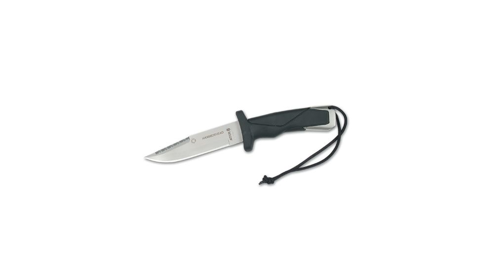 Aitor Hammerhead Fixed Blade Knife,5.9in Steel Blade,Black Rubber Handle 16005