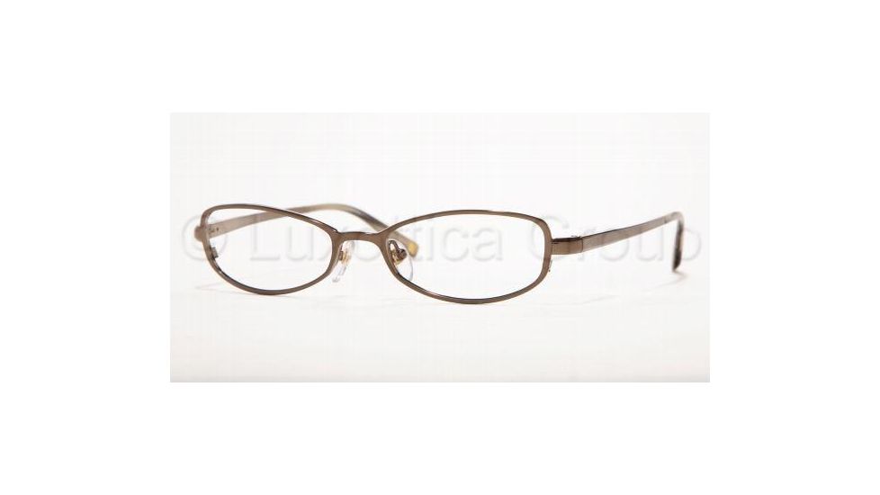 Anne Klein AK7517 Eyeglasses with No-Line Progressive Rx Prescription Lenses 808-4917 - Shiny Brown 