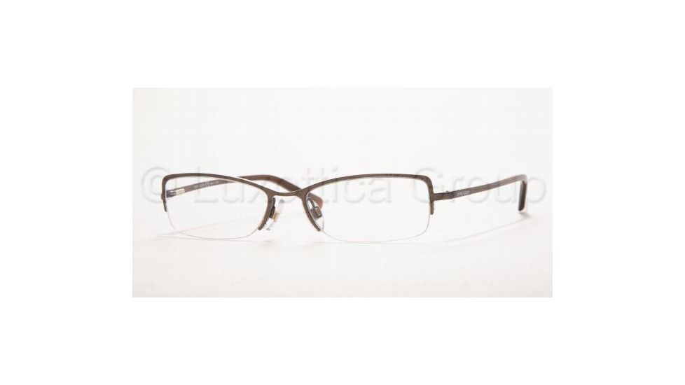 AK Anne Klein AK9067 Eyeglasses with Rx Prescription Lenses 453-5016 - Dark Brown 