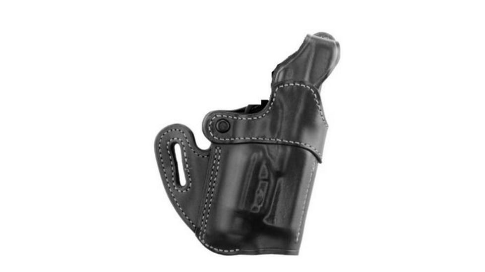 Aker Leather Model 167 Nightguard Holsters, Glock 17, Right, Plain, Black, H167BPRU-G17 X2