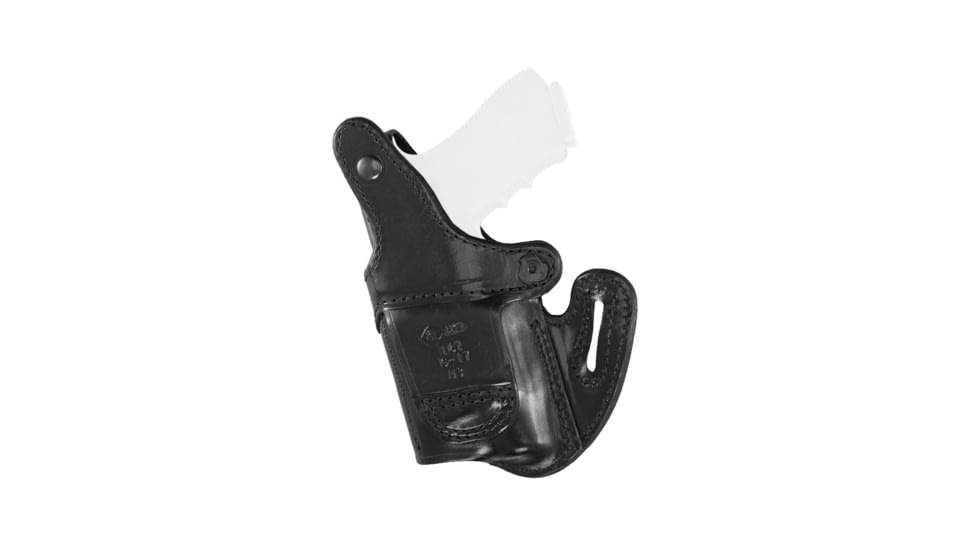 Aker Leather Model 167 Nightguard Holsters, Glock 20, Right, Plain, Black, H167BPRU-G20M3