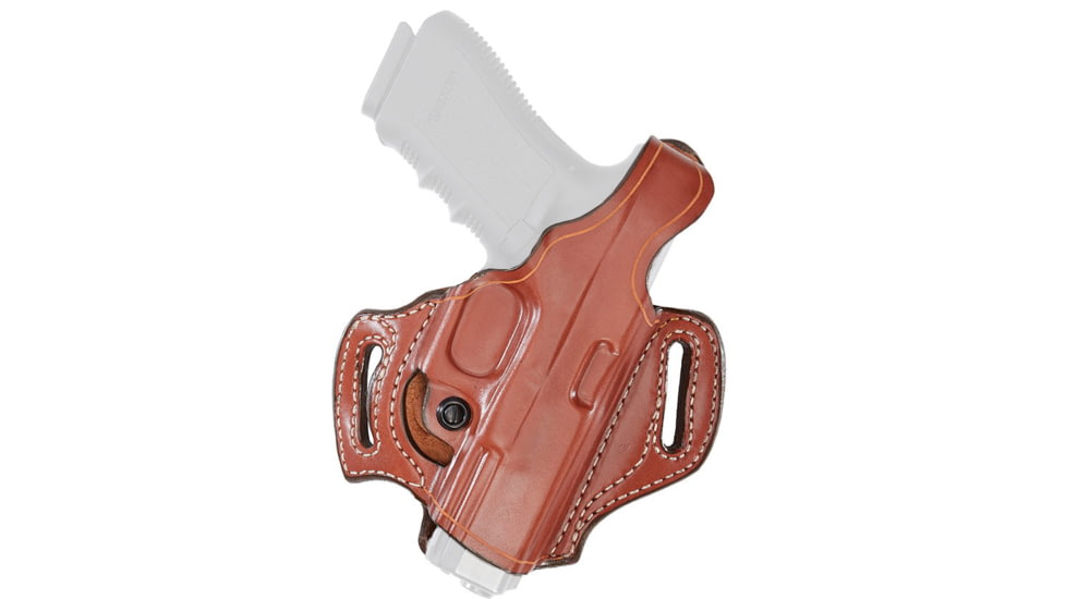 Aker Leather Model 168 Flatside Xr12 Holsters, Springfield Armory XD-S, Right, Plain, Tan, H168TPR-XDS
