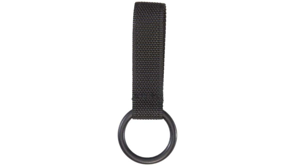 Aker Leather A-Tac Baton Ring Strap, Black, C950