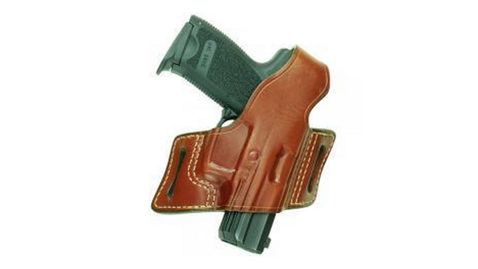 Aker Leather Model 133 White Lightning Revolver Holster, Smith &amp; Wesson Model 649, Left, Plain, Black, H133BPLU-SW 649