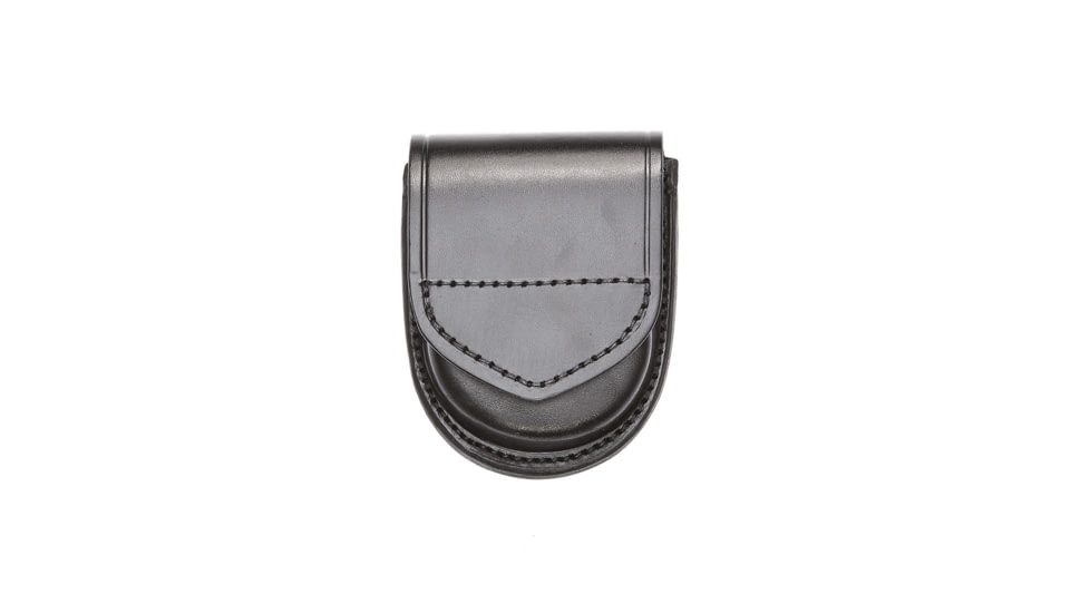 Aker Leather Aker - 500 Compact Round Single Handcuff Case - A500-BP-H