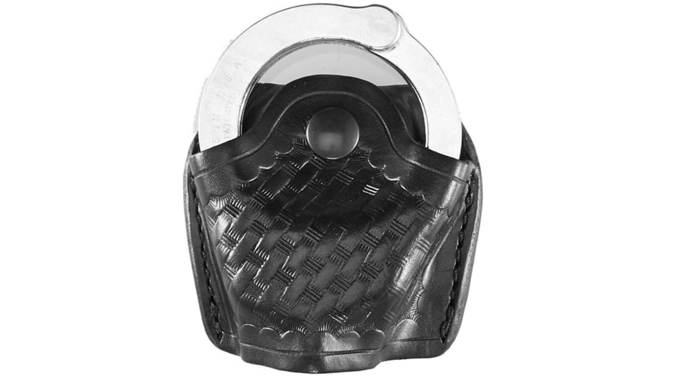 Aker Leather Aker - 506 Slim Open Standard Chain Link Handcuff Case - A506-BW