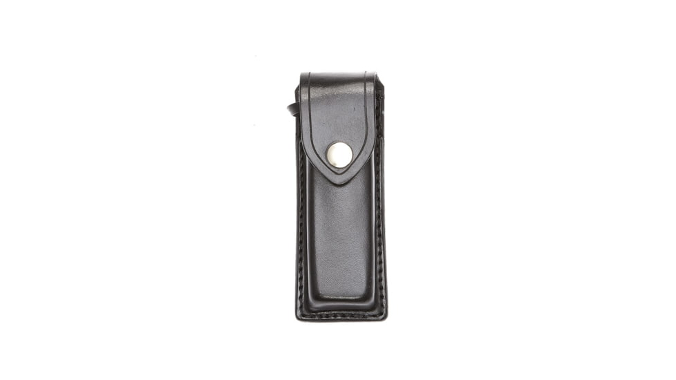 Aker Leather Model 511 Single Magazine Pouch, Medium, Single Stack, .45 ACP, No Snap, Basketweave, Black, A511-BW-1