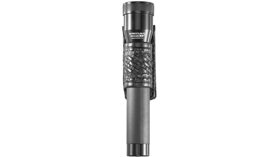 Aker Leather Aker - Open Top And Bottom Flashlight Holder - A554-BW