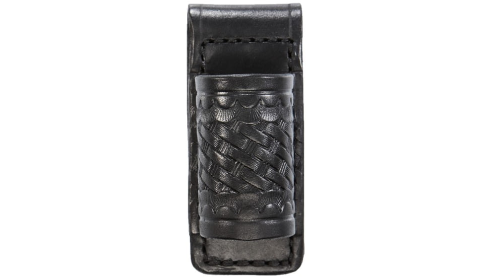 Aker Leather Aker - Open Top And Bottom Flashlight Holder - A554-BW