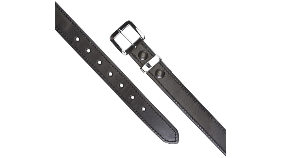 Aker Leather B22 1.25in Concealed Carry Gun Belt, 38 in, Plain, Black, B22-BP-38