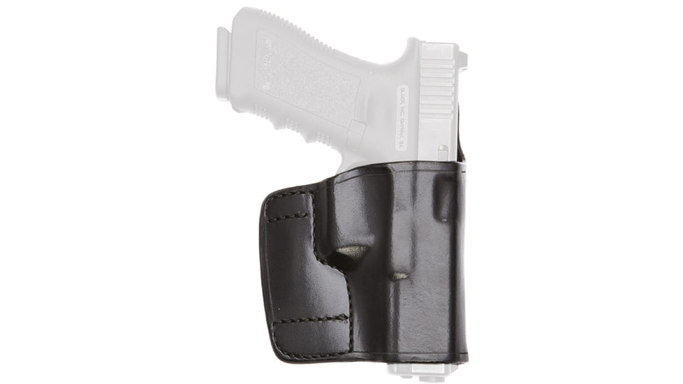 Aker Leather Lightning Slide Belt Holster, Glock 43, Right, Plain, Black, H138BPR-GL43