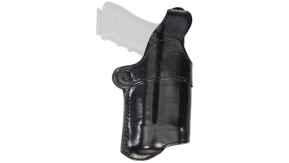 Aker Leather Model 115 Nightguard Tactical Light High Ride Duty Holster, SIG Sauer P320/ 320C, Insight Technology M3/Streamlight TLR-1, Left, Plain, Black, H115BPL-SS320M3