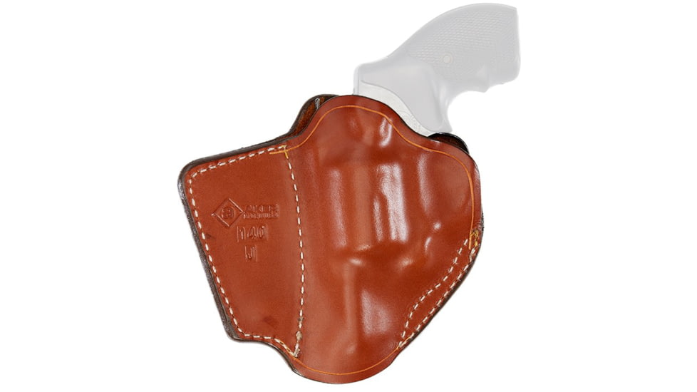 Aker Leather Model 140 IWB APNDX Revolver Holster, J-Frame 2in, Left, Plain, Tan, H140TPL-SMALL